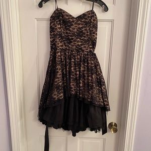 Black and Tan short dress